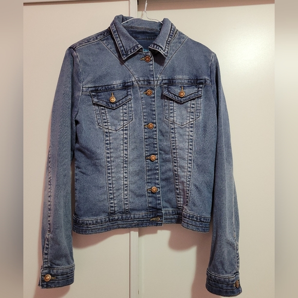 PARASUCO denim jean jacket with patch - Picture 4 of 5